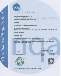 IATF 16949 Certificate